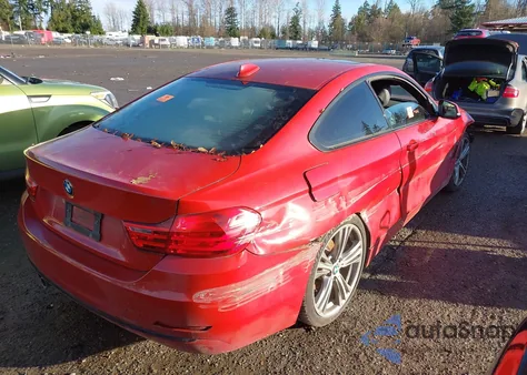 2014 BMW 428I z USA, uszkodzony, nr VIN WBA3N3C53EF712625